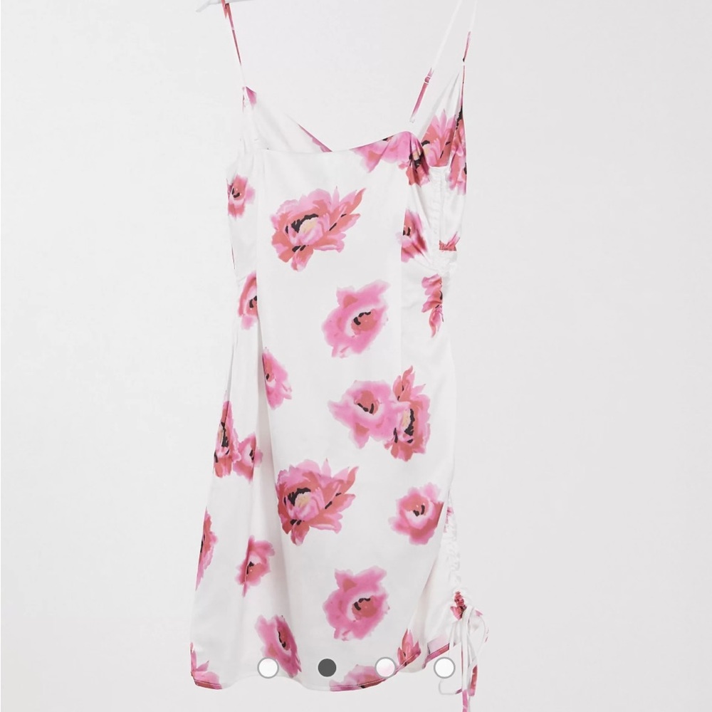 ASOS Floral White Mini Dress